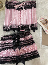 Load image into Gallery viewer, Vintage Style Pink Lingerie Set
