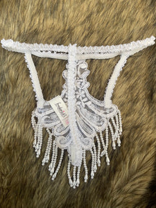 Vintage Pearls Thong