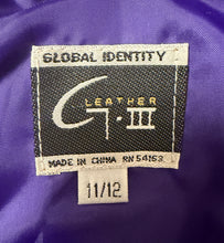 Load image into Gallery viewer, Vintage Purple Leather Skirt
