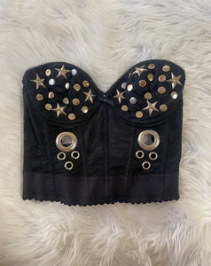 Vintage Disco Bustier 36A