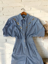 Load image into Gallery viewer, Vintage 80’s Denim Jumpsuit
