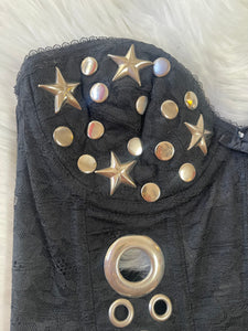Vintage Disco Bustier 36A