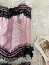 Load image into Gallery viewer, Vintage Style Pink Lingerie Set

