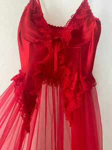 Vintage Red Lingerie