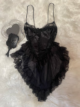 Load image into Gallery viewer, Black Vintage Lingerie
