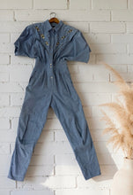 Load image into Gallery viewer, Vintage 80’s Denim Jumpsuit
