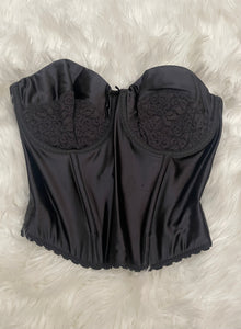 Vintage Black Bustier
