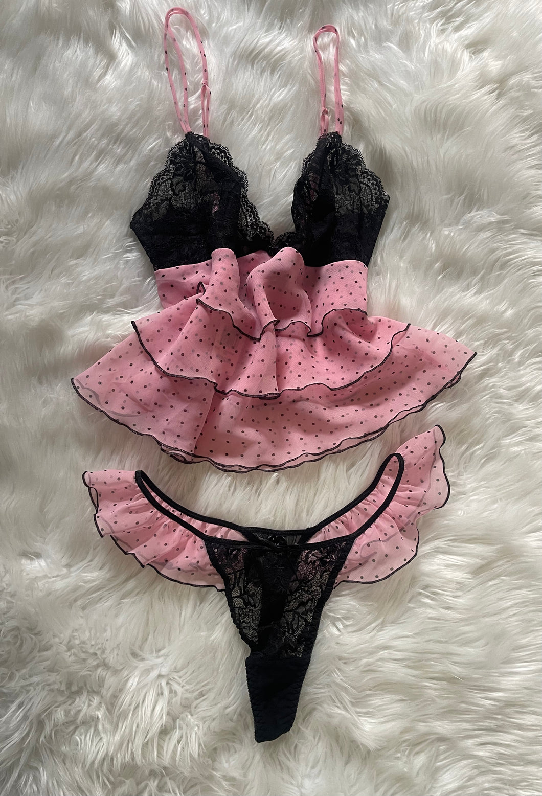 Vintage Y2K Lingerie Set