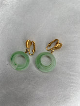 Load image into Gallery viewer, Vintage Jade Earrings
