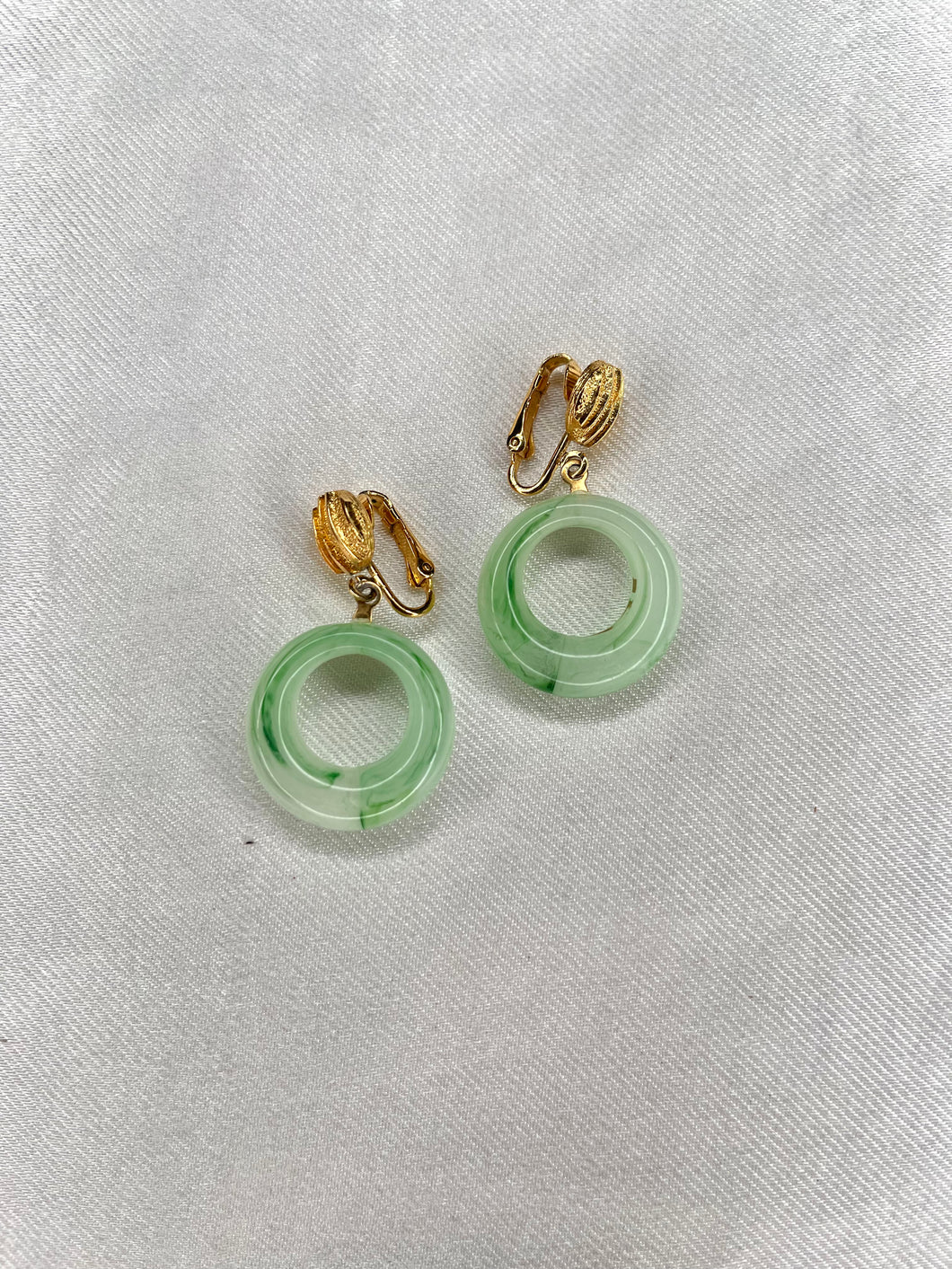 Vintage Jade Earrings