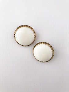 Vintage White Earrings
