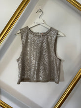 Load image into Gallery viewer, Free People Silver Crop Top
