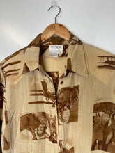 Load image into Gallery viewer, Vintage Aviator Button Down Blouse
