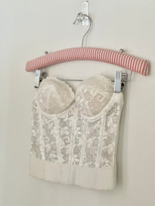 Vintage White Lace Bustier