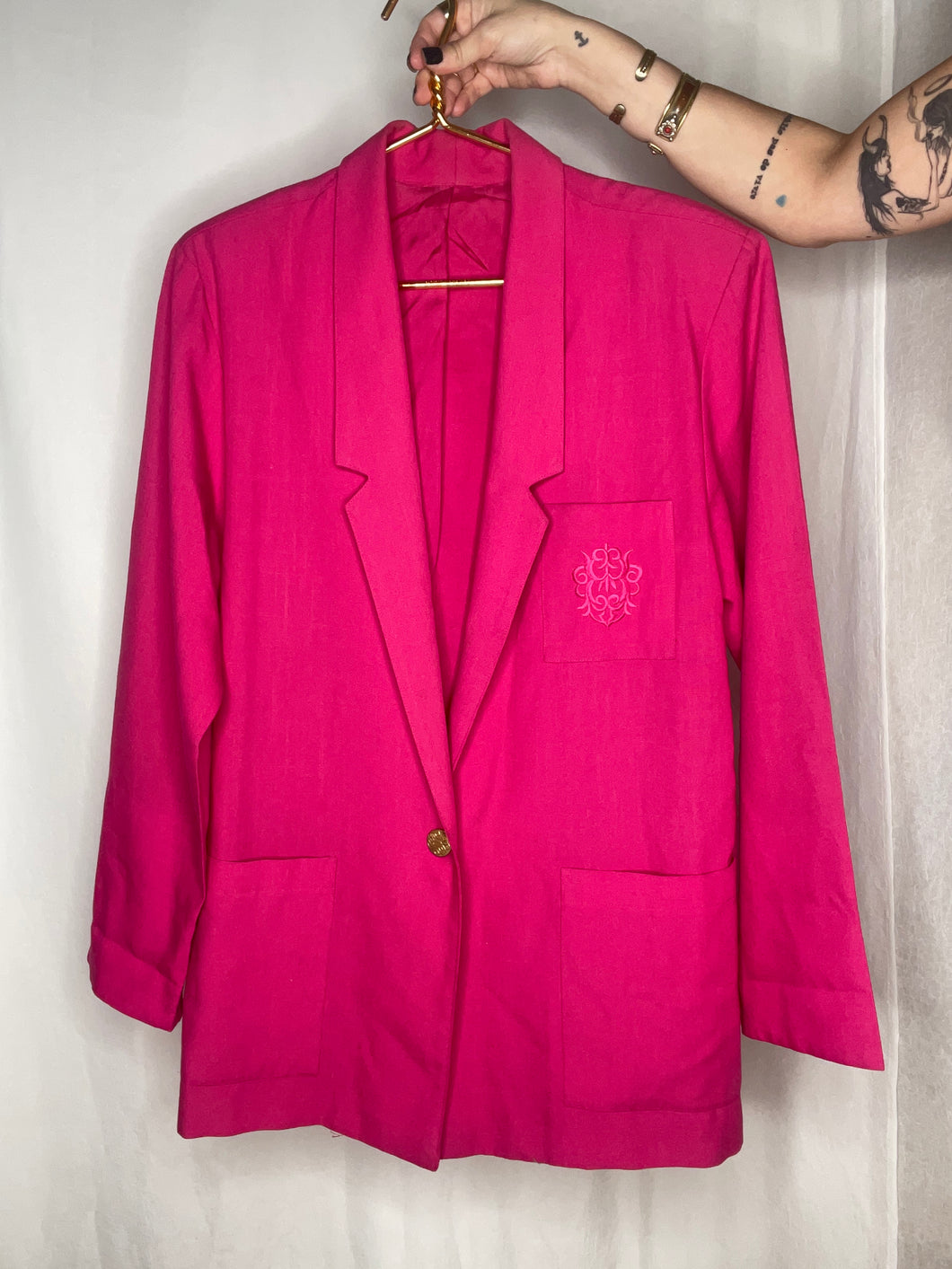 80’s Vintage Pink Blazer
