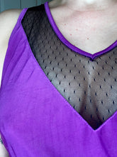 Load image into Gallery viewer, Vintage Purple Nightgown Lingerie
