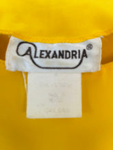 Load image into Gallery viewer, Bright Yellow Vintage Blouse
