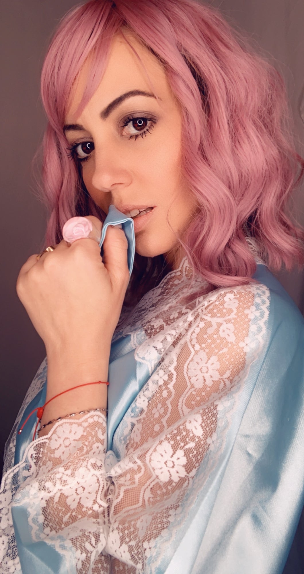 Blue as the sky Vintage Robe