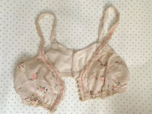 Load image into Gallery viewer, Vintage Handmade Cotton Embroidered Bralette
