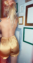 Load image into Gallery viewer, Vintage Gold Shorts Pjs
