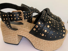 Load image into Gallery viewer, Chunky Wedges Espadrilles Sandals
