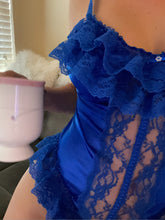 Load image into Gallery viewer, Vintage Blue lingerie
