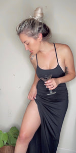 90’s Vintage Black Dress