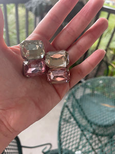 Art Deco Vintage Crystal Earrings
