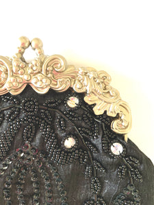 Vintage Black Clutch