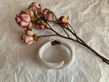 Load image into Gallery viewer, Mid Century White Lucite Bracelet
