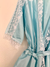 Load image into Gallery viewer, Blue as the sky Vintage Robe
