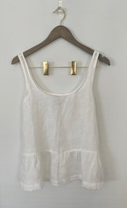 100% Linen Fabric Top