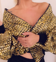 Load image into Gallery viewer, “Golden Tacks” Beads Jacket

