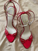 Load image into Gallery viewer, Christian Dior Ankle Strap Vintage Heels
