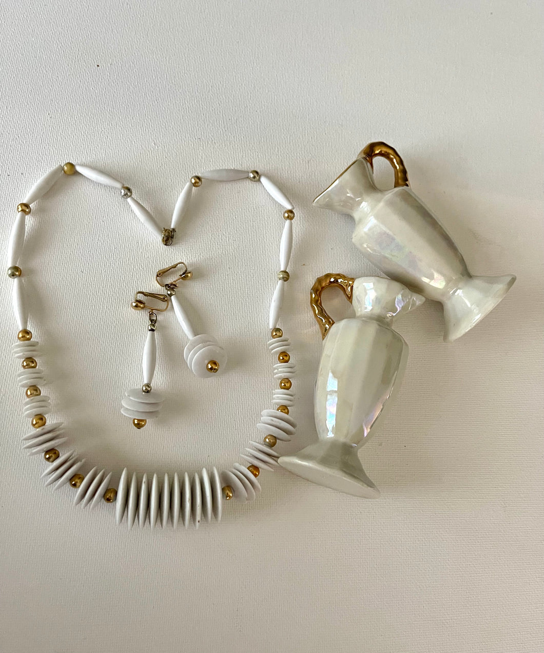 Mid Century Modern Vintage Necklace Set
