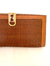 Load image into Gallery viewer, Vintage Fendi Woven Small Clutch Wallet
