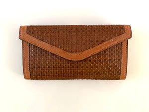 Vintage Fendi Woven Small Clutch Wallet