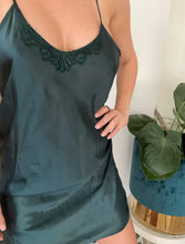 Load image into Gallery viewer, Vintage Green Lingerie Slip
