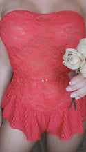 Load image into Gallery viewer, Red at bed Lingerie
