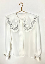 Load image into Gallery viewer, Vintage Top Down White Blouse
