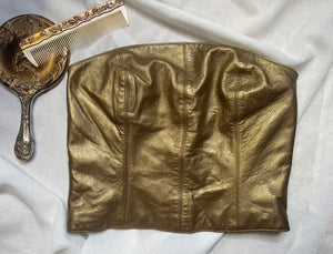 Vintage 90’s Leather Bustier