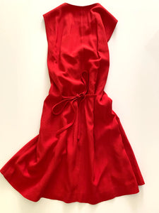 Bright Red Vintage Dress