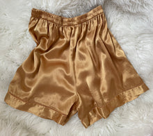 Load image into Gallery viewer, Vintage Gold Shorts Pjs
