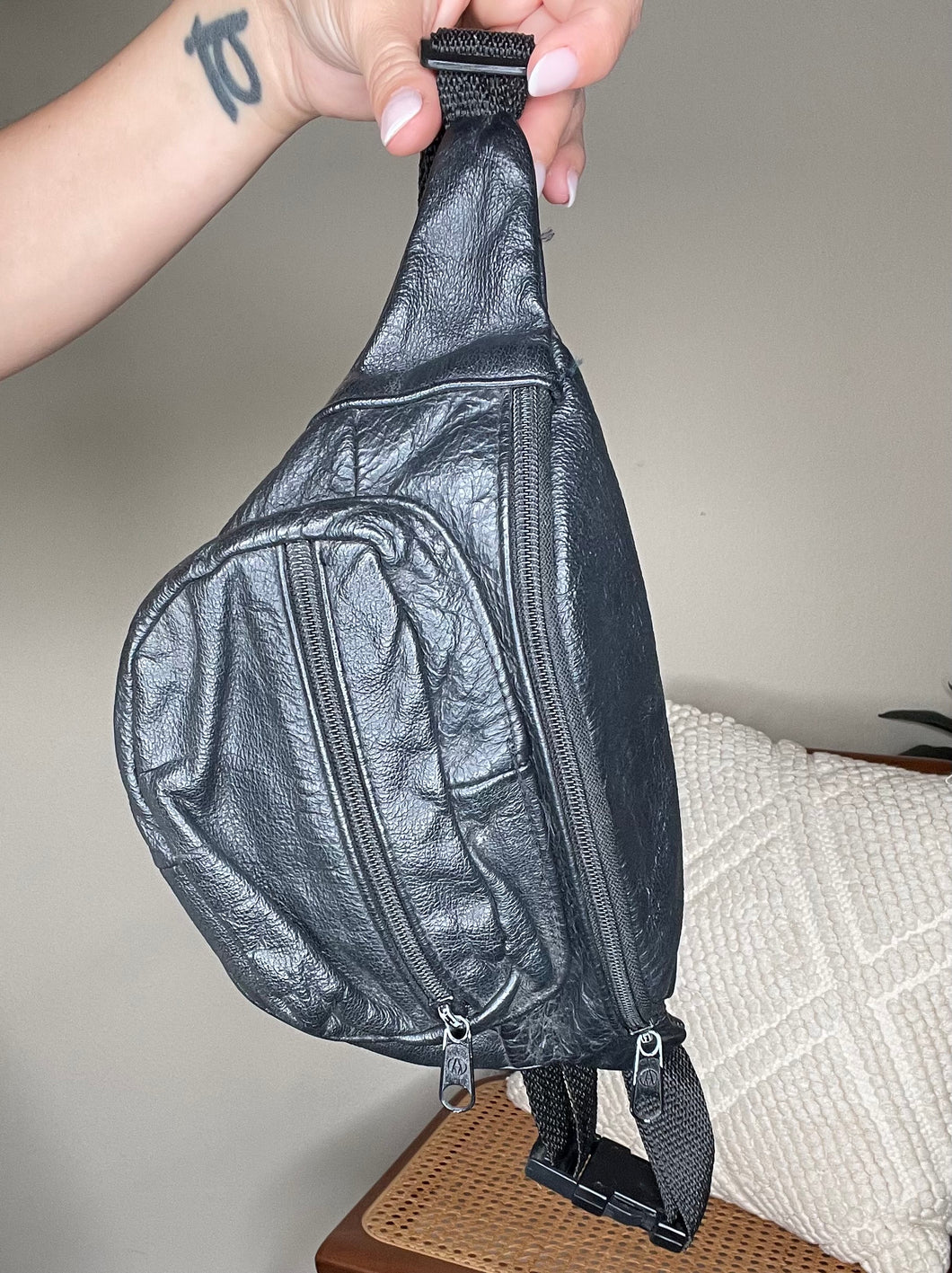 Vintage leather Belt Bag