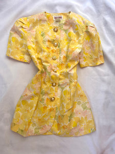 Fabulous Yellow Long Line Blazer