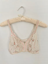 Load image into Gallery viewer, Vintage Handmade Cotton Embroidered Bralette

