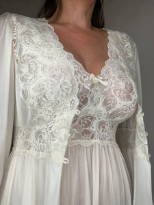 Vintage Nightgown and Robe Set