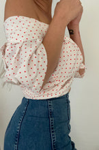 Load image into Gallery viewer, Polka Red Vintage Blouse
