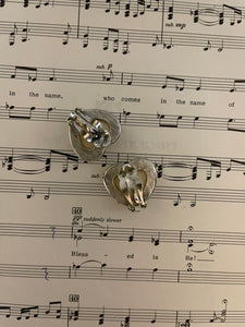 Vintage Heart Earrings
