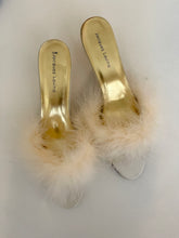 Load image into Gallery viewer, Vintage Jacques Levine Luxury Feather Heels
